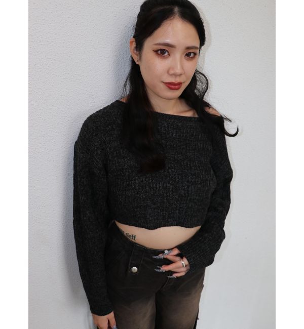 jouetie「レイヤードニットミニワンピース」|ワンピース|