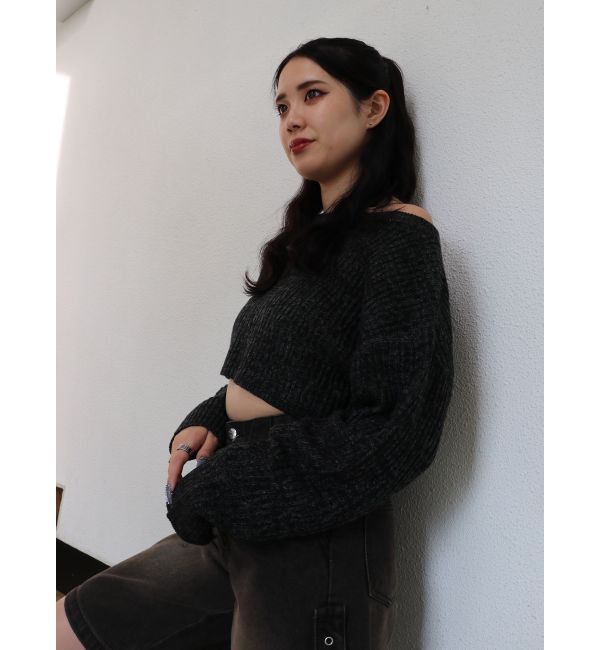 jouetie「レイヤードニットミニワンピース」|ワンピース|