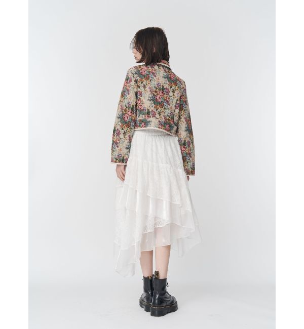 jouetie「レースアシメフリルスカート」|スカート|