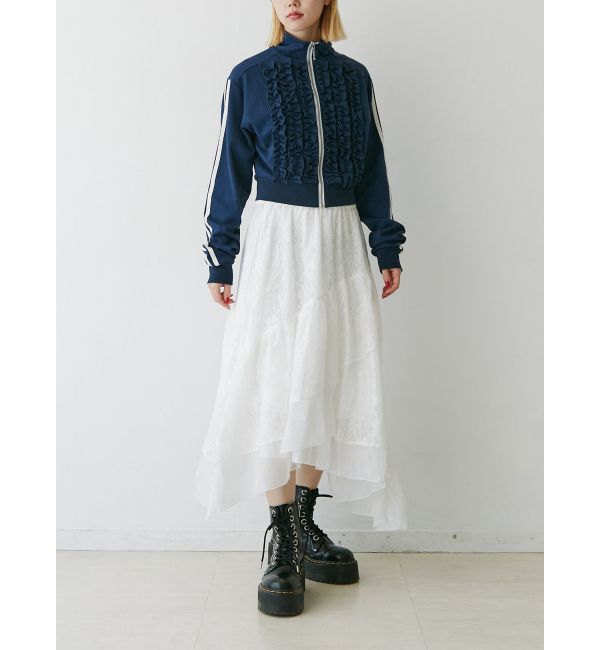 jouetie「レースアシメフリルスカート」|スカート|