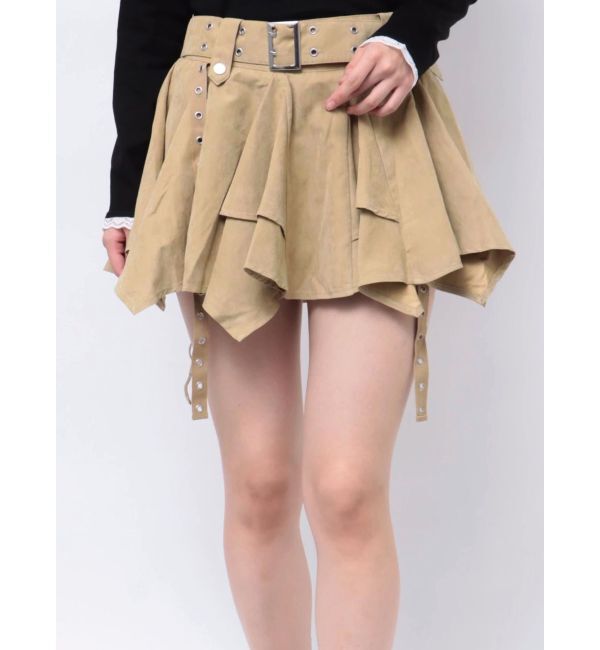 jouetie「アシメヘムベルテッドミニスカート」|スカート|