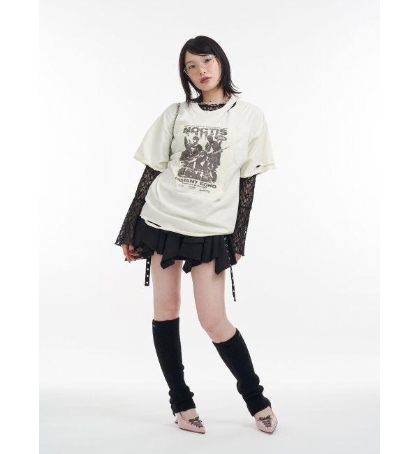 jouetie「アシメヘムベルテッドミニスカート」|スカート|