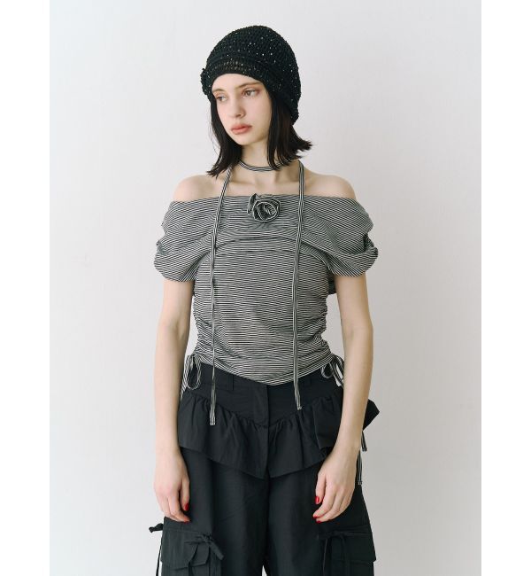 jouetie「ペプラムナイロンルーズパンツ」|その他|