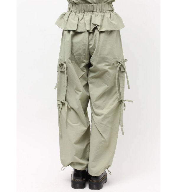 jouetie「ペプラムナイロンルーズパンツ」|その他|