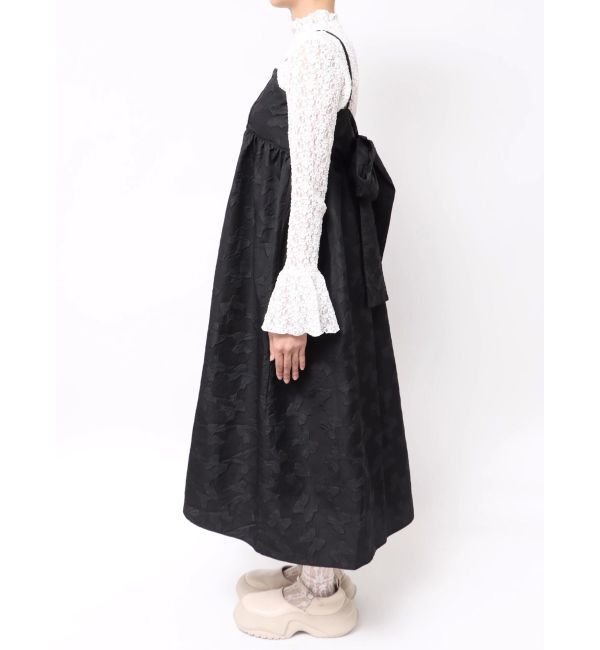 merry jenny「バックリボンジャガードキャミワンピース」|ワンピース|