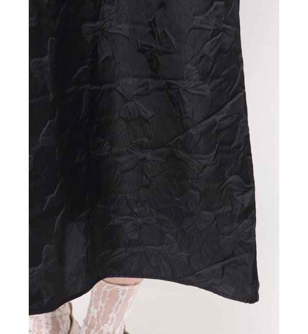 merry jenny「バックリボンジャガードキャミワンピース」|ワンピース|