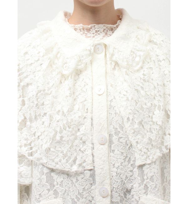 merry jenny「レースケープジャケット」|テーラードジャケット|