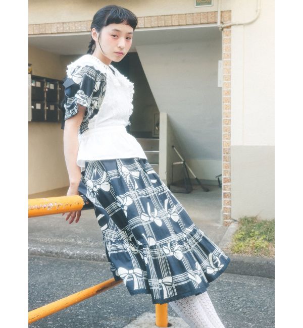 merry jenny「ribbonレースカラーシャツワンピース」|ワンピース|