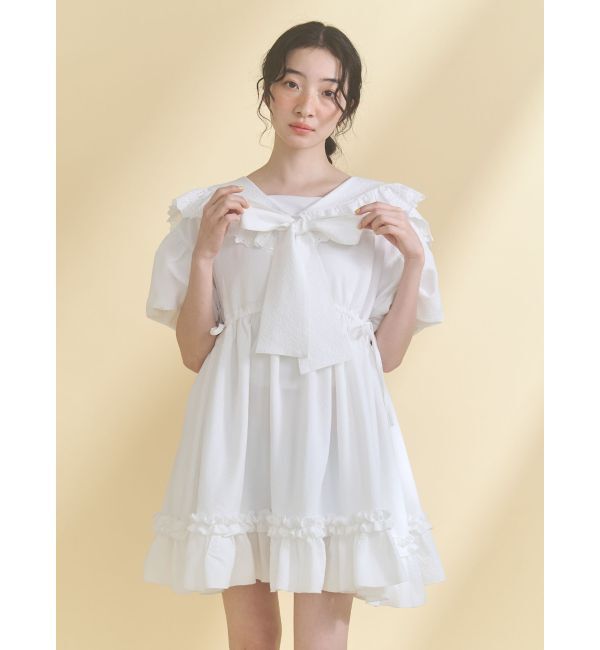 merry jenny「セーラーミニワンピース」|ワンピース|