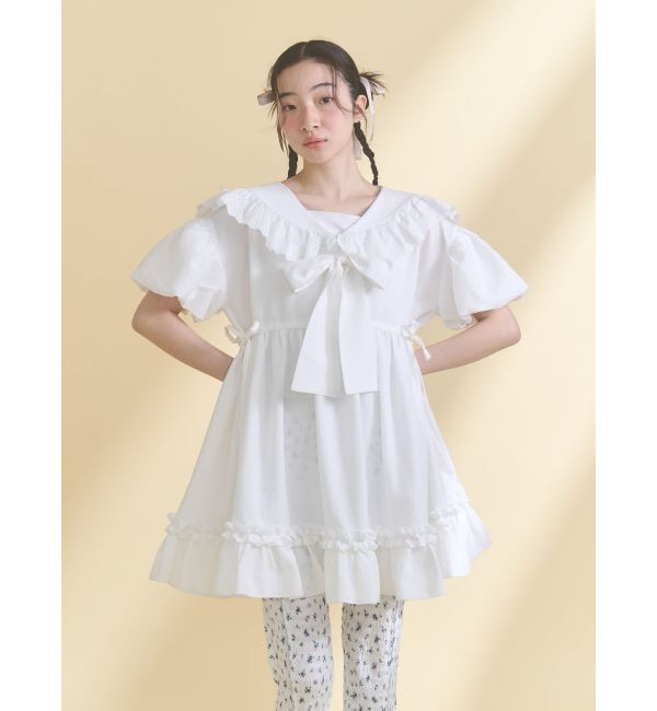 merry jenny「セーラーミニワンピース」|ワンピース|