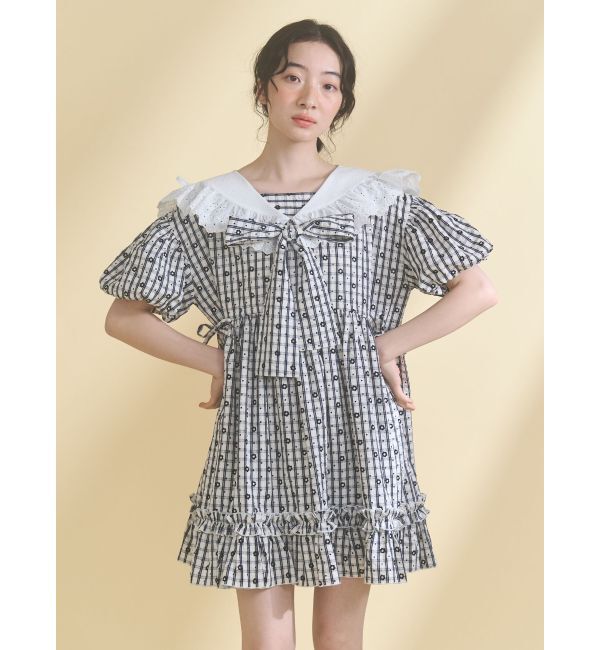 merry jenny「セーラーミニワンピース」|ワンピース|