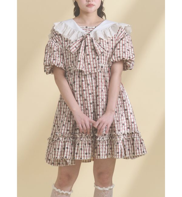 merry jenny「セーラーミニワンピース」|ワンピース|レッド