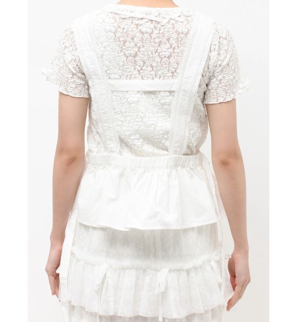 merry jenny「レースアップリケビスチェ」|シャツ・ブラウス|