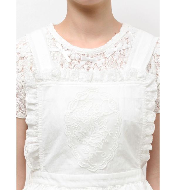 merry jenny「レースアップリケビスチェ」|シャツ・ブラウス|