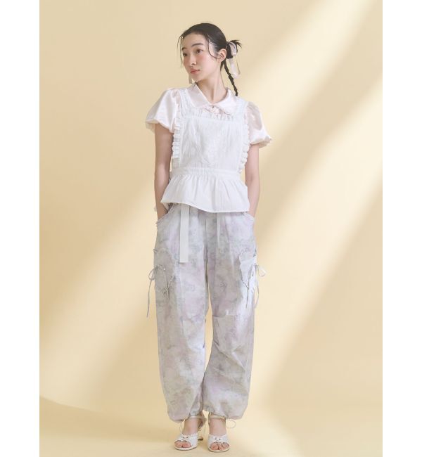 merry jenny「レースアップリケビスチェ」|シャツ・ブラウス|