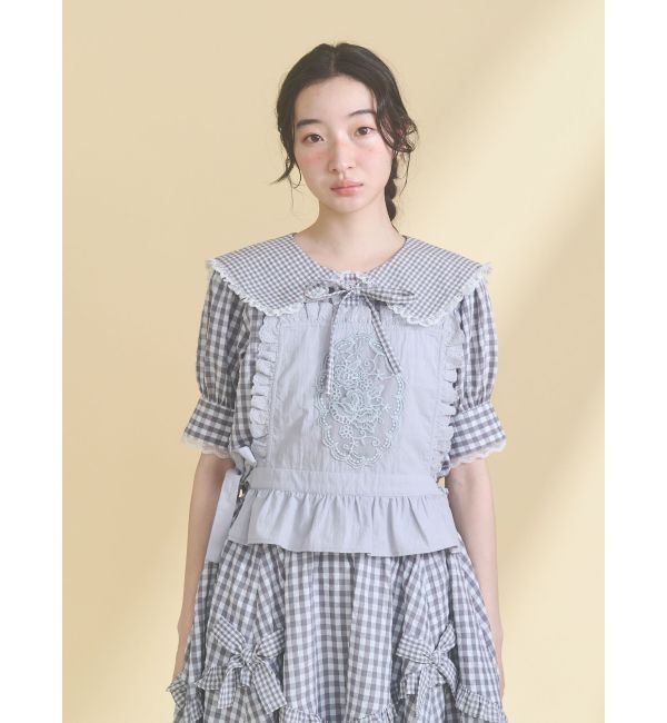 merry jenny「レースアップリケビスチェ」|シャツ・ブラウス|