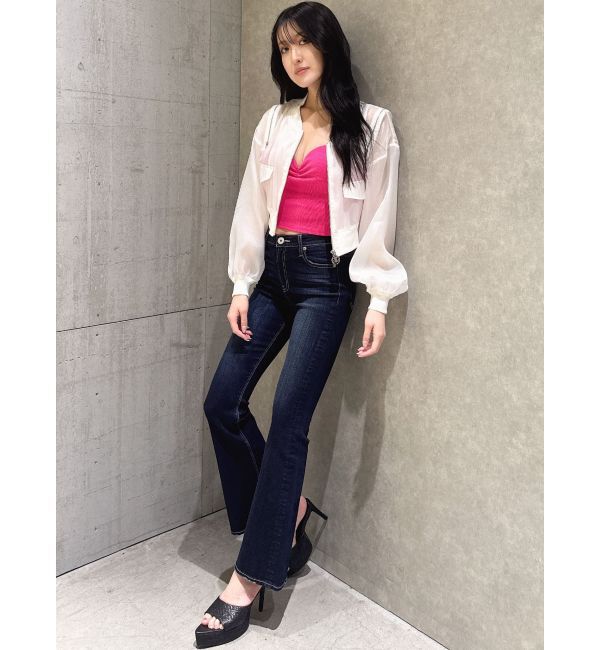 GYDA「SymmetryGYDA ZIP デザインシアーブルゾン」|ブルゾン・スタジャン|