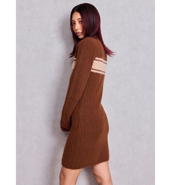 GYDA「Symmetry GYDAリブニットワンピース」|ワンピース|