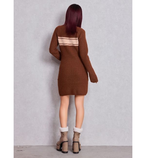 GYDA「Symmetry GYDAリブニットワンピース」|ワンピース|