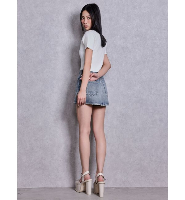 GYDA「Symmetry GYDAハーフスリーブPOLOニットトップス」|ニット・セーター|