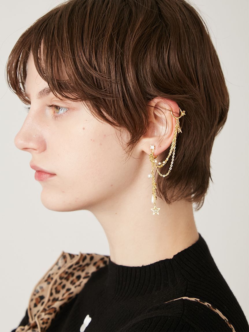 FURFUR「スターモチーフイヤリング」|イヤリング|