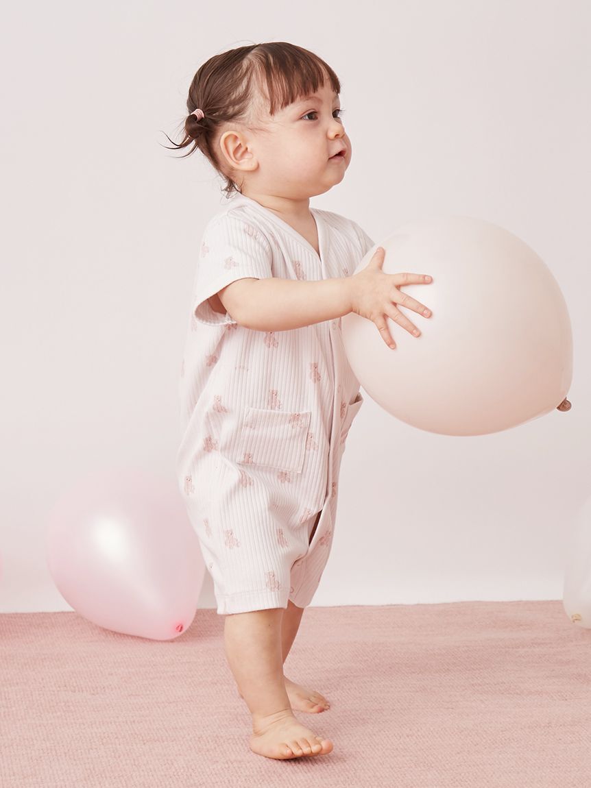 GELATO PIQUE KIDS & BABY「【BABY】ぬいぐるみ柄ロンパース」|ロンパース|