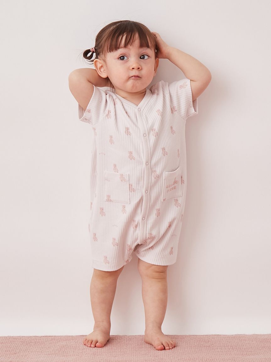 GELATO PIQUE KIDS & BABY「【BABY】ぬいぐるみ柄ロンパース」|ロンパース|PNK