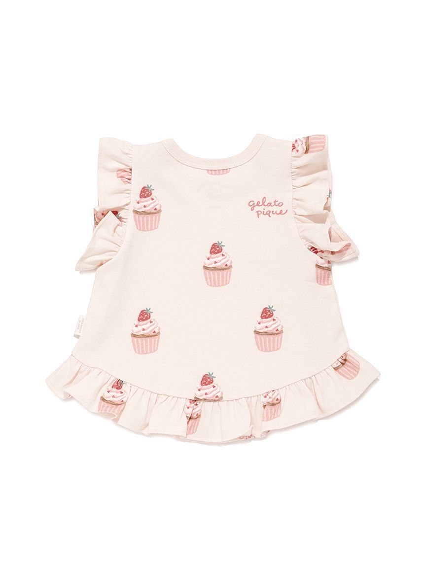 GELATO PIQUE KIDS & BABY「【BABY】カップケーキ柄Tシャツ」|その他ベビーウェア|