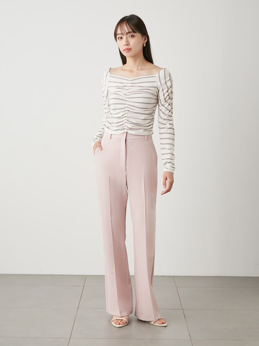 SNIDEL「美脚ストレッチパンツ」|チノ|