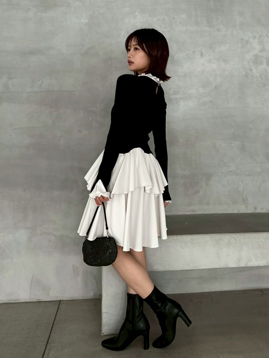 SNIDEL「Sustainableドッキングミニニットワンピース」|ワンピース|