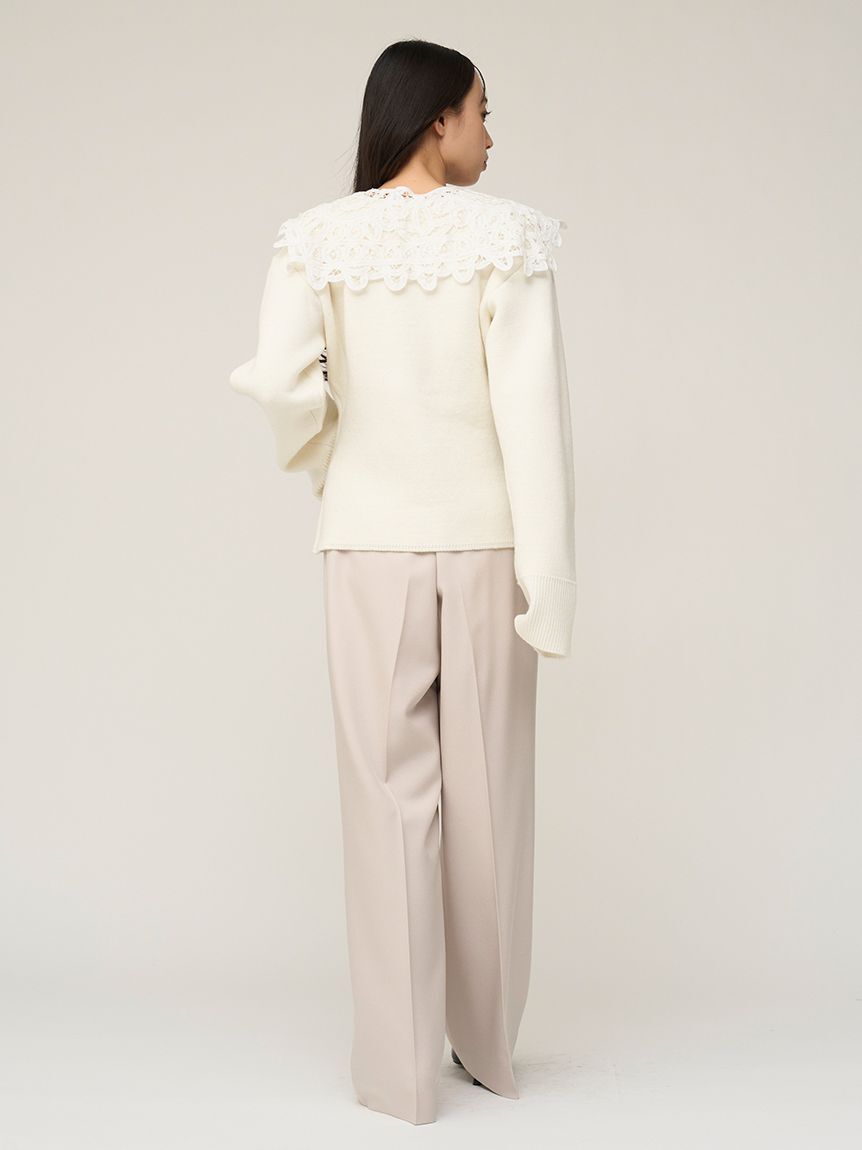 SNIDEL「マリンワイドパンツ」|チノ|