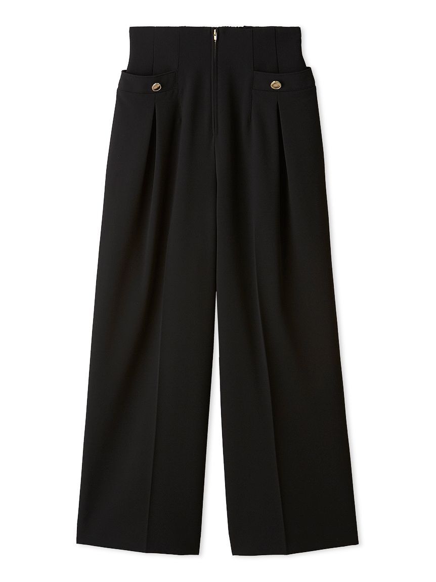 SNIDEL「マリンワイドパンツ」|チノ|BLK