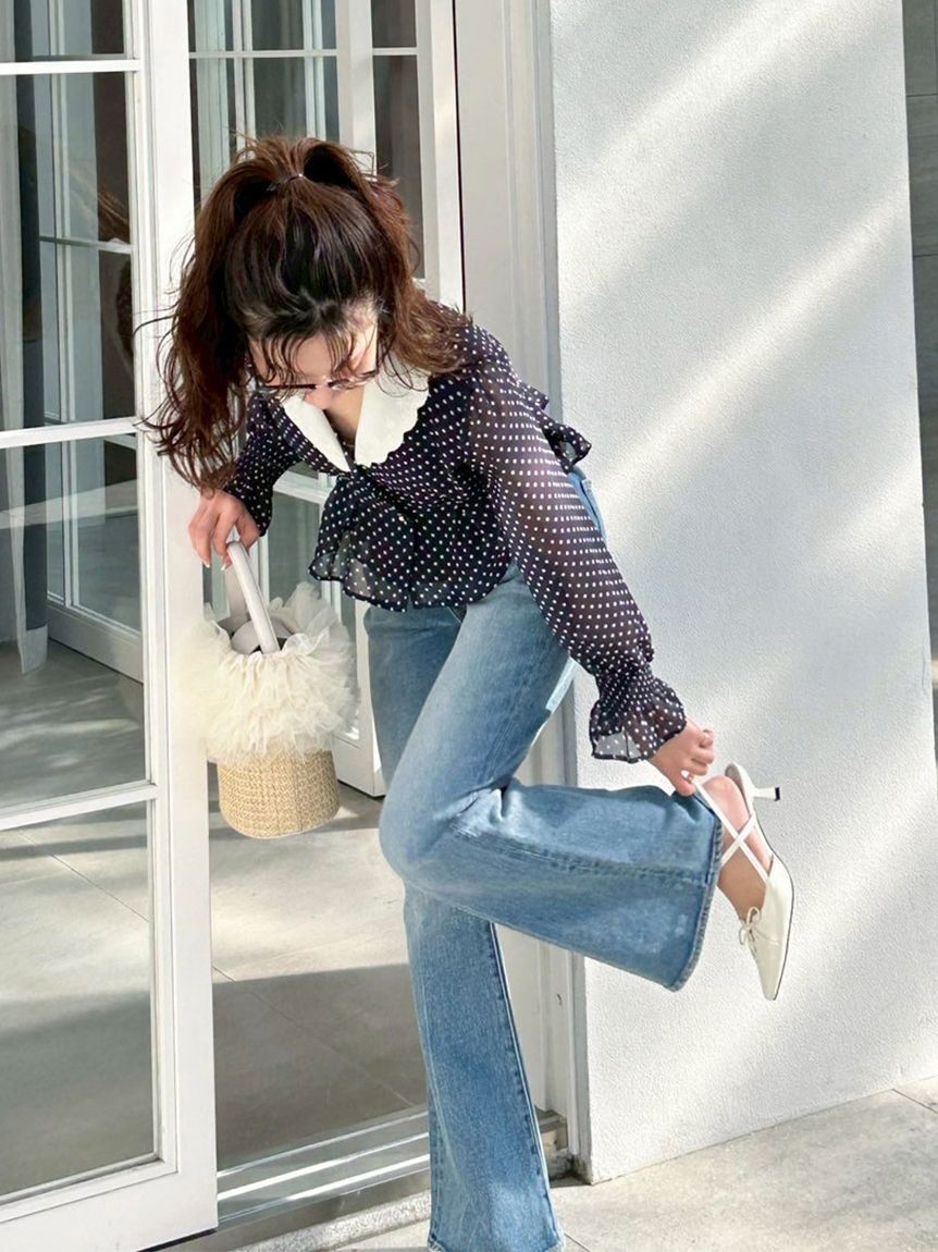 LILY BROWN「【限定カラー】2wayチュール切り替えバッグ」|ショルダー・メッセンジャー|