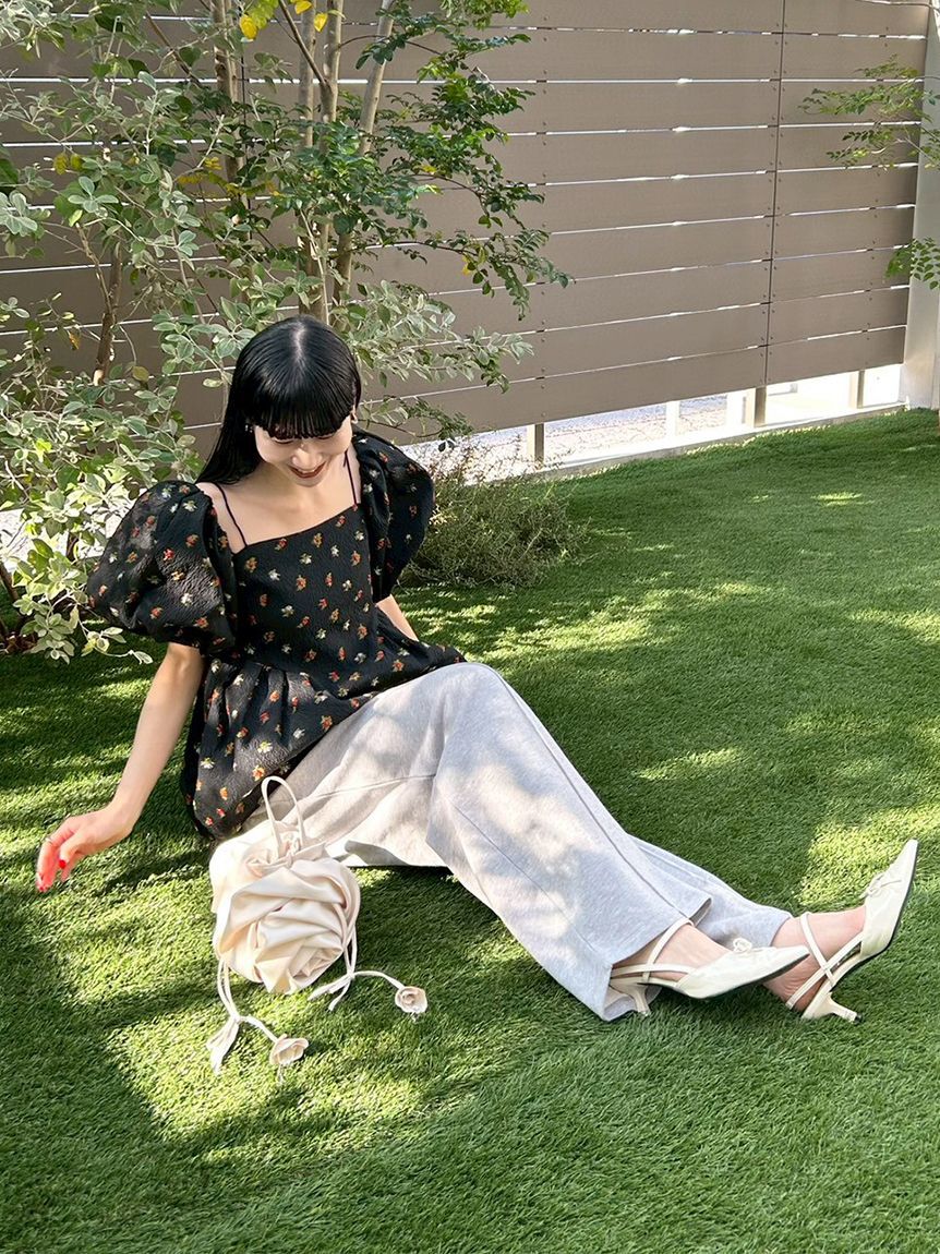 LILY BROWN「[L.B CANDY STOCK]3Dフラワーバッグ」|ハンドバッグ|