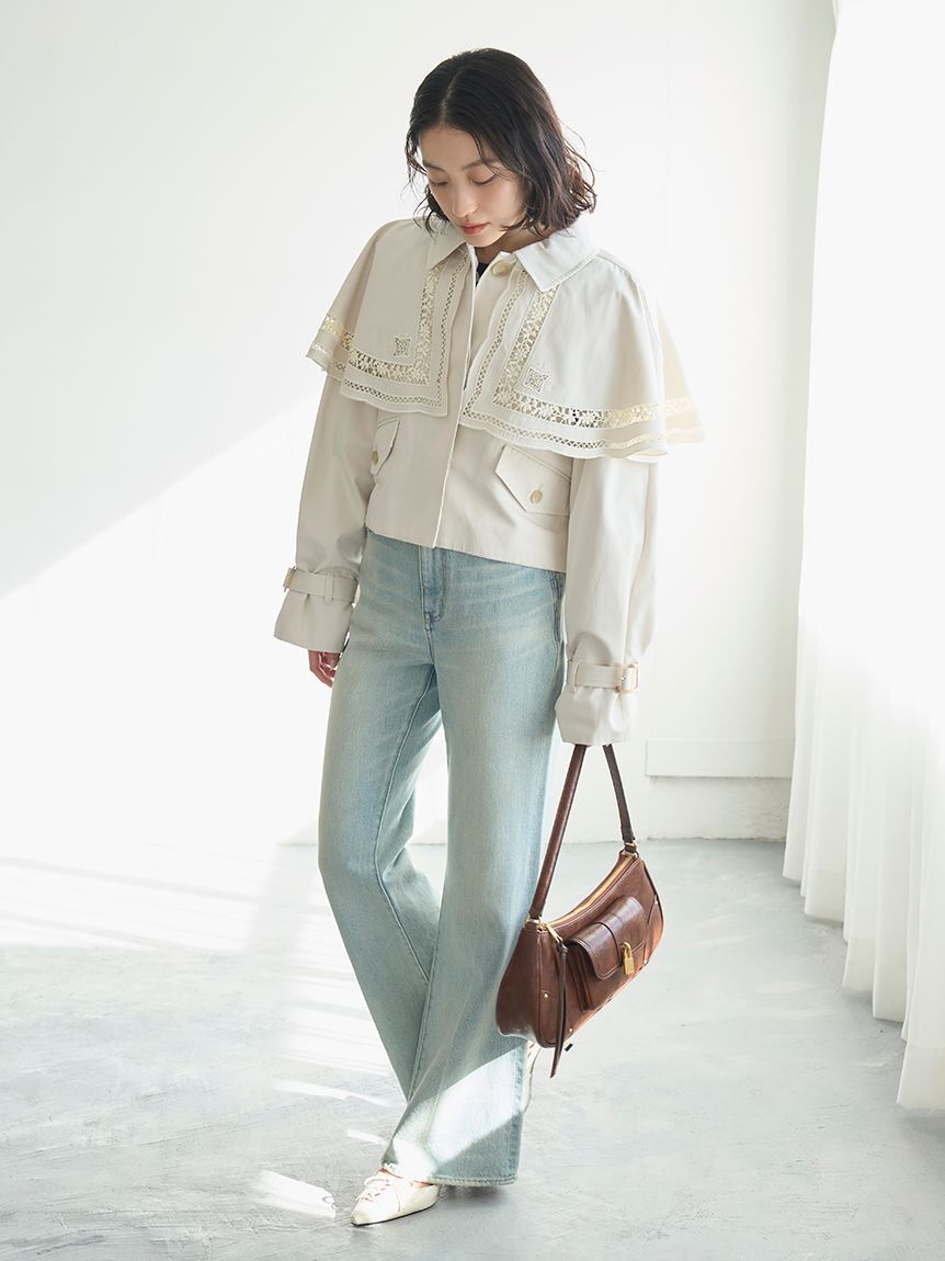 LILY BROWN「レースアップスリングバッグパンプス」|パンプス|