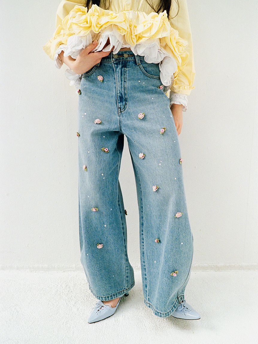 LILY BROWN「レースアップスリングバッグパンプス」|パンプス|