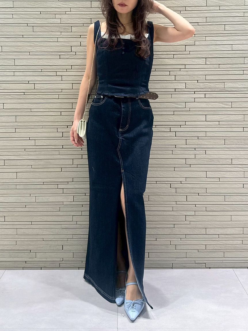 LILY BROWN「レースアップスリングバッグパンプス」|パンプス|