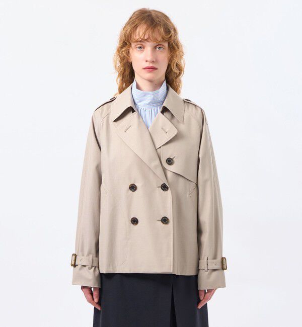 MACKINTOSH PHILOSOPHY「【WELBURY TRENCH SHORT(ウェルベリートレンチショート)】ライトギャバジン」|トレンチコート|