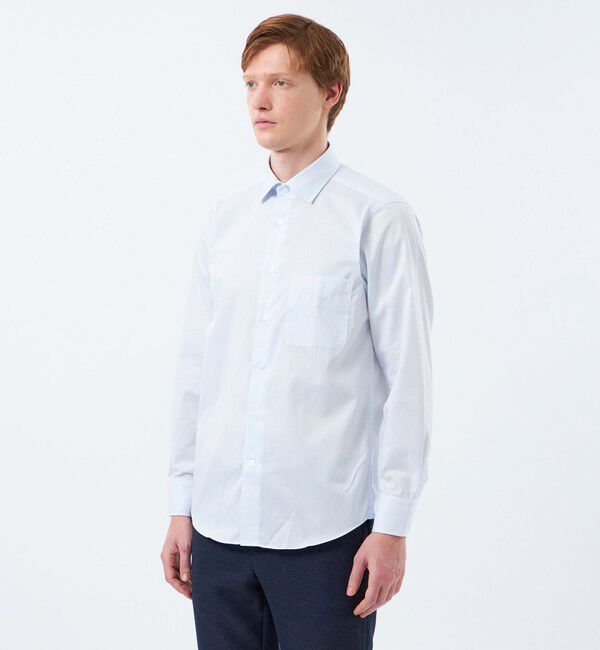 MACKINTOSH PHILOSOPHY「【WEB&一部店舗限定】長袖セミワイドカラー 柄バリエーション」|シャツ・ブラウス|