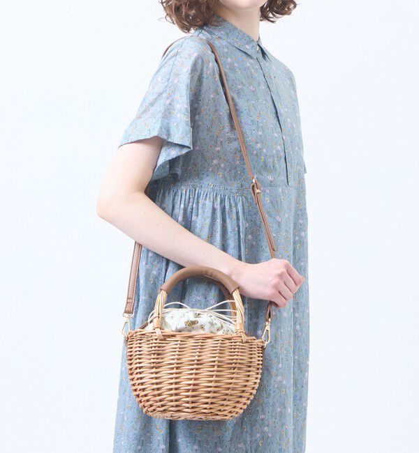 MACKINTOSH PHILOSOPHY「リバティプリントバスケットバッグ」|トートバッグ|