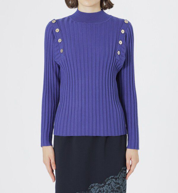  「ショルダーカットアウトプルオーバー」|ニット・セーター|