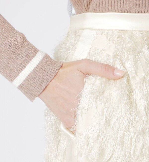  「インディアンカットジャカードタイトスカート」|スカート|