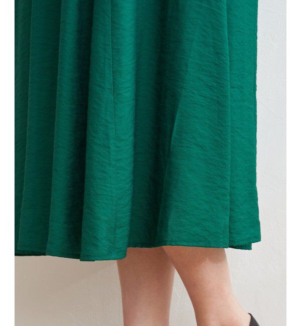 ikka「ボリュームギャザースラブスカート」|スカート|