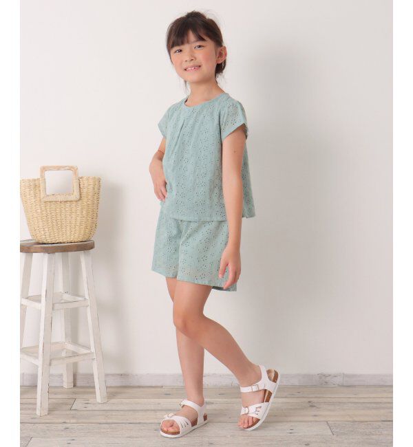 ikka kids「【セットアップ対応】コットンレースショートパンツ（120~160cm）」|その他|