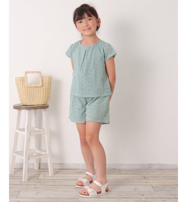 ikka kids「【セットアップ対応】コットンレースショートパンツ（120~160cm）」|その他|