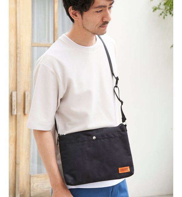 ikka「UNIVERSAL OVERALL ユニバーサルオーバーオール 撥水サコッシュ」|その他|ブラック