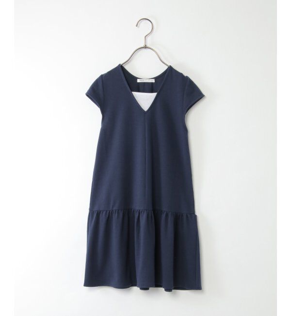 ikka kids「鹿の子フェイクワンピース（120~160cm）」|スカート|