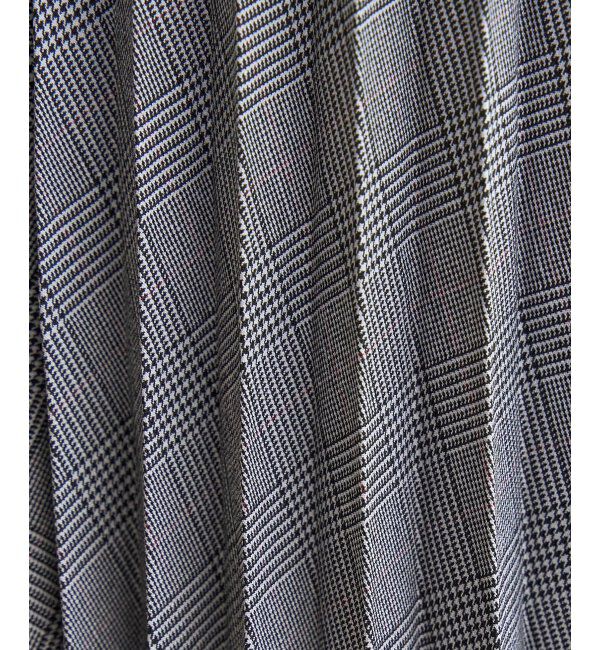 ikka「ウーリッシュフラノプリーツスカート」|スカート|