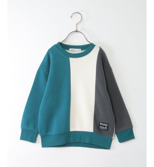ikka kids「裏起毛縦切り替えトレーナー（120~160cm）」|Tシャツ・カットソー|
