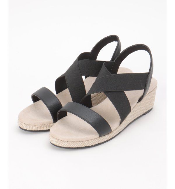 ikka「ウェッジラバーベルトサンダル」|その他|